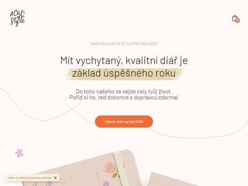oficiální e-shop blogerek a cup of style. diáře, kolekce oblečení, kuchařka, či dobroty od značky mg!