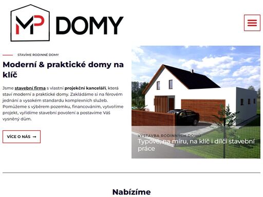 ?? stavební firma mp domy nabízí moderní a praktické domy na klíč. vyberte si z katalogu nebo navrhneme dům na míru, kompletní servis v ostravě a okolí.