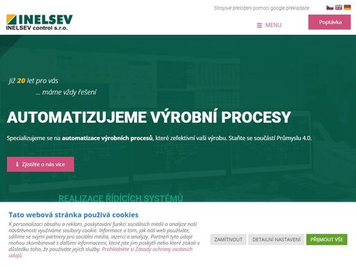 automatizace výrobních procesů a komplexní služby v oblasti řídicích systémů vám nabízí specialisté z inelsev control s.r.o. litvínov a most.
