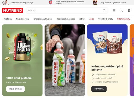 nutrend je přední český výrobce sportovní výživy. špičkovou kvalitu produktů potvrzují profesionální sportovci i antidopingový výbor čr.
