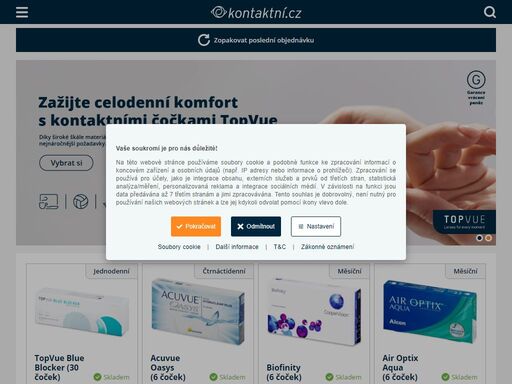 kontaktní čočky levně - dioptrické nebo barevné oční čočky i roztoky koupíte u nás velmi levně. držíme nejlevnější ceny čoček na trhu. 99% produktů skladem. barevné i crazy oční čočky si snadno nasadíte na oko...