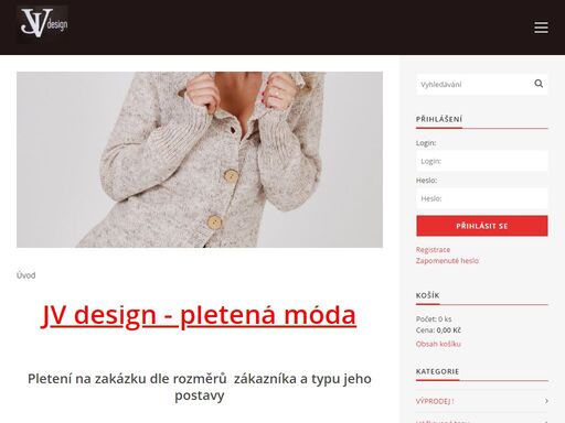 originální pletená móda : pletené šaty,pulovry,svetry,topy,kabáty,společenské šaty, ručně malované pulovry,halenky zdobené ručním háčkováním,sukně....