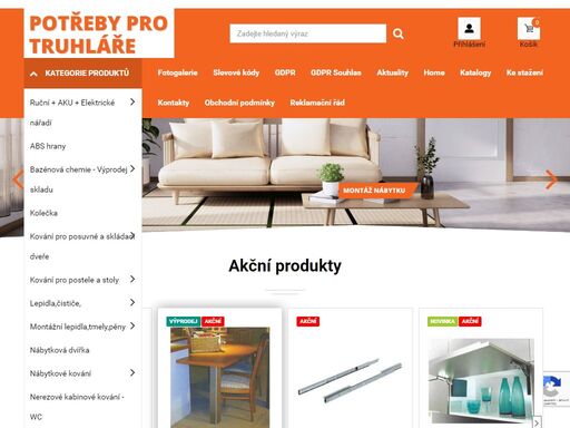 potreby pro truhlare