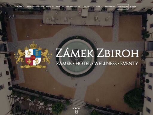 zámek zbiroh nabízí prohlídky, hotel a wellness. ideální pro výlety, svatby a firemní akce blízko prahy, mezi plzní a středočeským krajem.