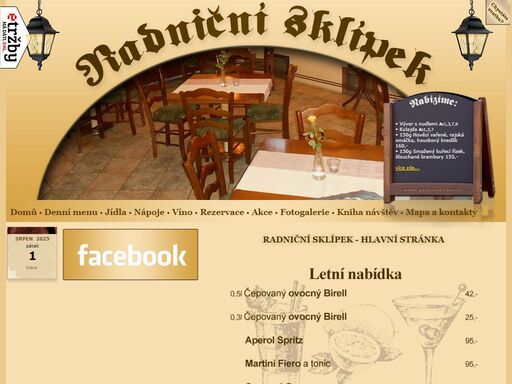 radniční sklípek hlučín je již dlouhá léta oblíbenou a vyhledávanou restaurací. hosté nejen z hlučína, ale i z ostravy a širokého okolí se k nám vydávají za vyhlášenou kuchyní a příjemnou obsluhou.