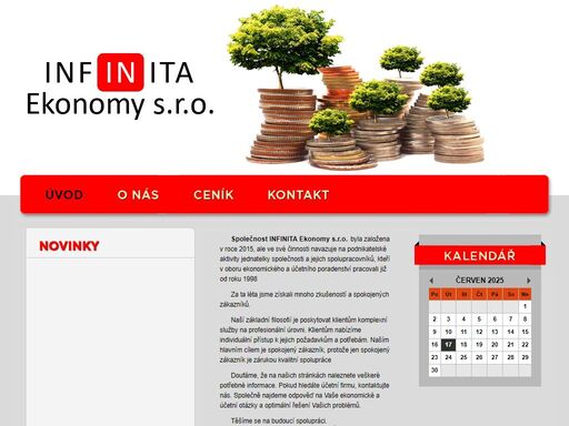 infinita ekonomy - zpracování účetnictví