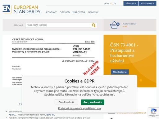 prodej českých norem čsn, zahraničních norem din, astm, asme, bsi, une,mezinárodních norem  iec, iso a mnoha dalších zahraničních norem. všechny české