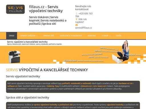 servis výpočetní techniky kladno servis tiskáren, opravy tiskáren, servis notebooků, správa sítí, opravy televizních rozvodů a antén.