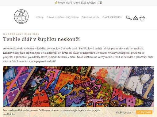 ručně vázané, autorské ilustrace a vysoká kvalita. to jsou diáře a zápisníky, které nenechají žádnou tužku klidnou. přijďte si vybrat na míru ten váš!