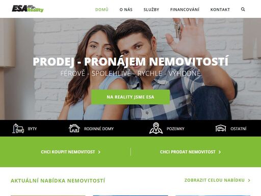 prodej, výkup, pronájem a zprostředkování nemovitostí. poskytujeme férové a rychlé služby realitní kanceláře včetně poradenství a zajištění hypotéky. na reality jsme esa.