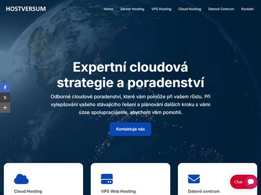 hostversum nový horizont hostingu a datových center