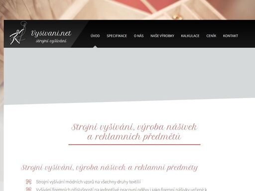 strojní vyšívání na běžné látky, bundy oděvy, uniformy