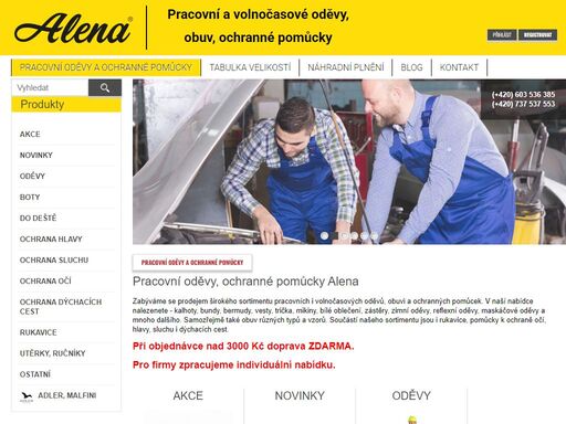 sháníte kvalitní pracovní oblečení či obuv? vyberte si na našem e-shopu nebo navštivte naše kamenné prodejny nedaleko prahy - benešov, vlašim, říčany.