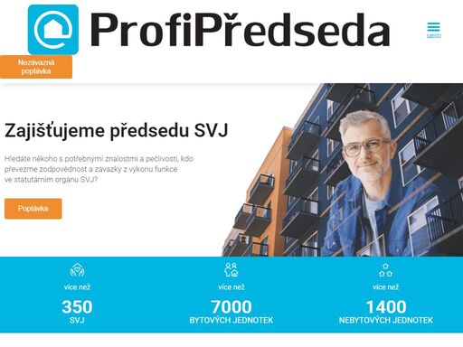 nabízíme plnění zákonem stanovených povinností, zajištění veškerého servisu souvisejícího s péčí o vaši nemovitost, řízení správce, individuální přístup.