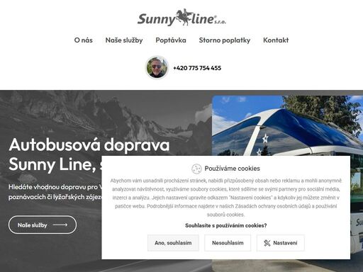 autobusová doprava pro vaše potřeby v oblasti pobytových, poznávacích či lyžařských zájezdů.