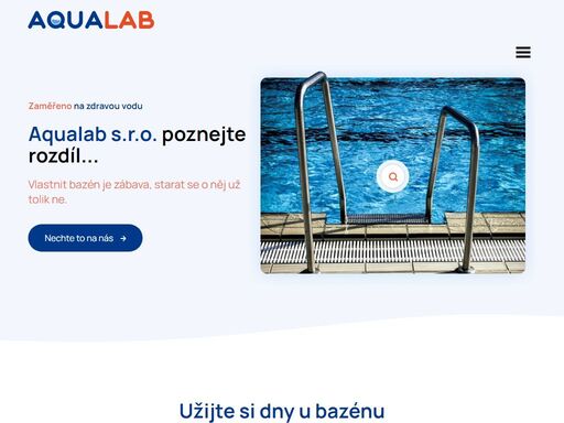 naše společnost aqualab vám zaručí, že se budete koupat celou sezonu bez starostí.