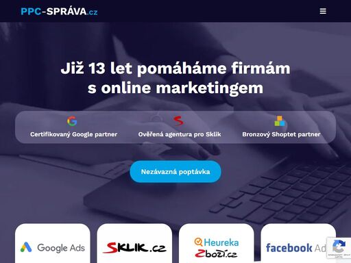 správa ppc kampaní v systémech google ads a sklik. profesionální nastavení kampaní, pravidelná optimalizace pro maximalizaci zisku. neváhejte nás nezávazně kontaktovat.