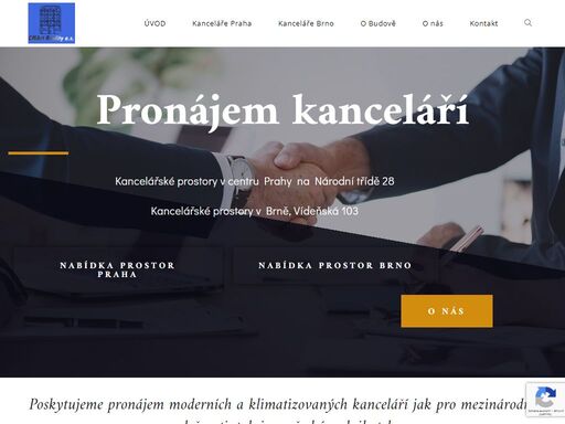 pronájem kanceláří přímo od majitele v centru prahy. kanceláře různých velikostí, klimatizované v centru prahy. pronájem komenrčních prostor.