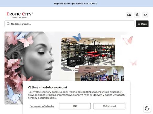 erotic city je největší sexshop ve svém oboru v čr a sr. erotické pomůcky bereme jako běžnou součást partnerského života. . diskrétní nákup online nebo v kamenných prodejnách a obchodních centrech. poradna s výběrem. erotic city - radost na dosah.