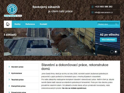 chystáte se stavět? hledáte spolehlivou stavební firmu? dodáme kompletní stavební i dokončovací práce. stavba od a do z od čvančara s.r.o. poptejte nás!