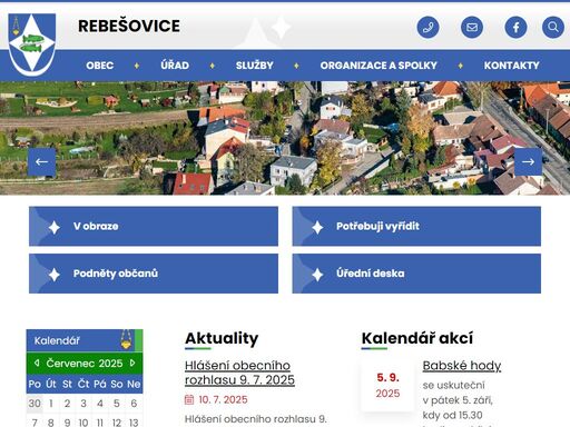 obec rebešovice