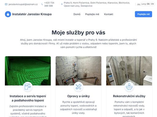 poskytujeme profesionální instalatérské služby v praze a okolí. opravy, rekonstrukce, instalace a údržba, potrubí, opravářské práce, topenářské práce, nouzové opravy.