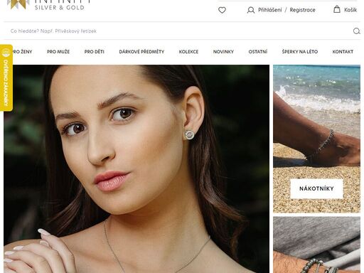 e-shop infinity silver vám nabízí více než 2300 stříbrných šperků, vše skladem. osobní odběr v praze. dárková krabička zdarma. v nabídce naleznete stříbrné řetízky, náušnice na puzetu či šroubek, náhrdelníky a také dárkové předměty ze stříbra.