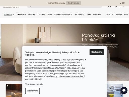 jsme e-shop s designovým nábytkem, doplňky a osvětlením pro váš jedinečný domov. ten pravý kousek u nás poznáte v momentu! 365 dní na vyzkoušení. 300 kč na 1. nákup. osobní odběr praha a plzeň.