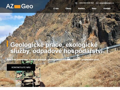 společnost působí v oborech geologické práce, stavebně technické průzkumy, laboratoř mechaniky zemin, odpadové hospodářství, silniční stavby, geotechnický průzkum, ekologické služby.