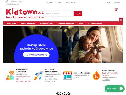 kidtown.cz - hračky pro rozvoj dítěte