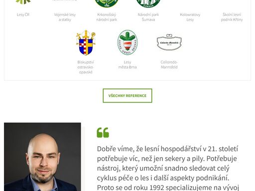 lesnický software seiwin je jediný český informační systém pro komplexní řízení lesního hospodářství. pomáhá efektivně řídit hospodaření 93 % českých lesů.
