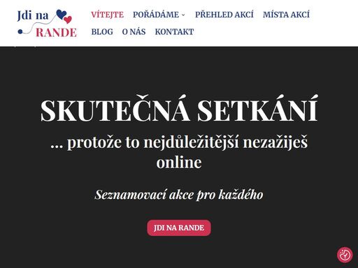 jdi na rande – speed dating, výlety a večery pro všechny bez ohledu na věk, orientaci nebo životní cestu. seznamujte se živě - praha a okolí.