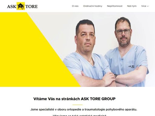 vítáme vás na stránkách ask tore group
