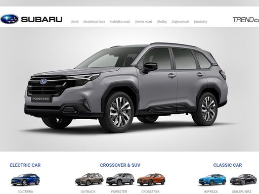 autorizovaný prodej a servis nových i ojetých vozů subaru. financování, leasing