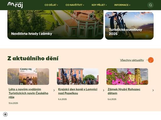 objevte kouzlo českého ráje! navštivte pískovcová skalní města, historické hrady a zámky, tajemné jeskyně i malebná údolí řek.