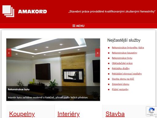 jsme parta 14 zkušených řemeslníků. specializujeme se na rekonstrukce koupelen a bytových jader. nabízíme rekonstrukci bytů, domů a také stavbu.