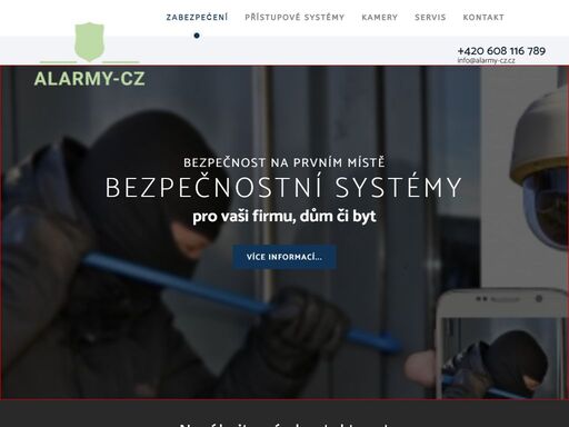 zabezpečovací technika pro váš dům, byt i firmu. vstupní a kamerové systémy. servis a konzultace praha a okolí. pracujeme se značkami: jablotron, paradox, hikvision.