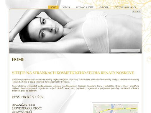 kosmetické a laserové studio renata nosková sídlí v jaroměři a poskytne vám komplexní kosmetické služby včetně ošetření pleti laserem.