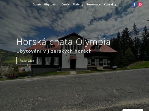 horská chata olympia nabízí příjemné ubytování v jizerských horách. ubytovat se můžete ve čtyřlůžkových pokojích s vlastním wc a koupelnou