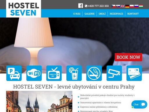 nabízíme levné ubytování blízko centra prahy v hostel seven 
