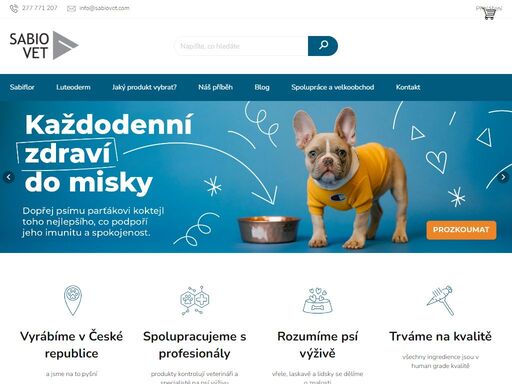 doplňky stravy a vitamíny pro vaše psy. spojujeme odborné znalosti z veterinární a farmaceutické oblasti s ingrediencemi z přírody. ? vyrobeno v česku