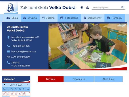oficiální stránky zš velká dobrá