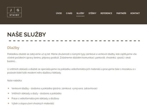 veškeré zednické a stavební práce od částečných oprav až po kompletní rekonstrukce bytů, domů a nebytových prostor.