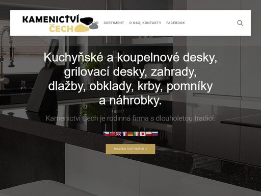 kamenictví čech - pomníky, krby, obklady, dlažby, schodiště, kuchyňské desky