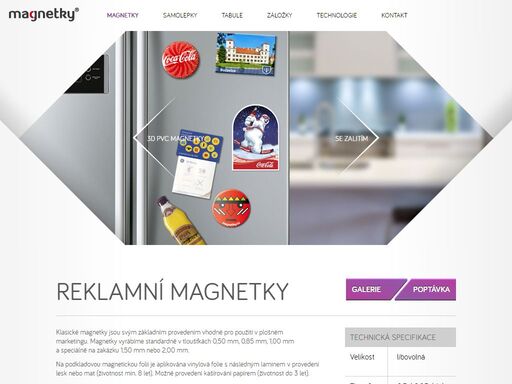 reklamní magnetky