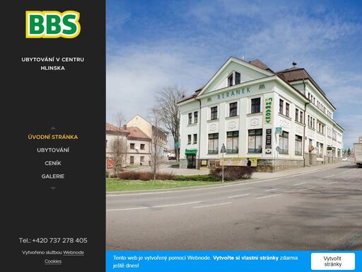 nabídka ubytování v centru hlinska