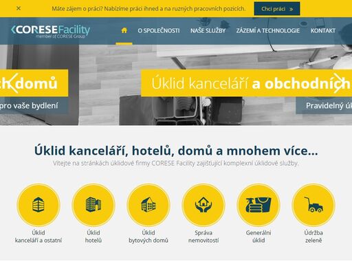 corese facility | úklid kanceláří, hotelů, domů, generální úklid, údržba zeleně
