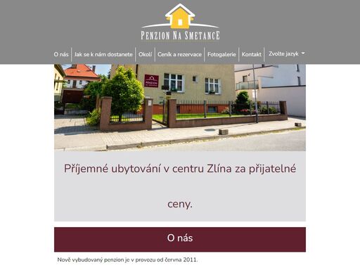 nabízíme příjemné a levné ubytování přímo v centru zlína. penzion najdete v klidné vilové čtvrti. pokoje s koupelnou a tv. wifi připojení.