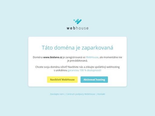 táto doména je zaparkovaná alebo nemá aktívnu stránku. webhouse poskytuje spoľahlivý webhosting pre vaše domény.