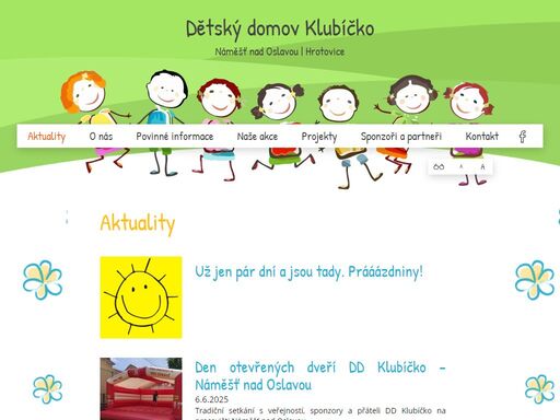 dd klubíčko - pracoviště náměšť nad oslavou a hrotovice